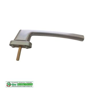 ROTO Balkontürgriff - Lochabstand 43mm - Vierkant 44 x 7mm  Silber  HB12/93