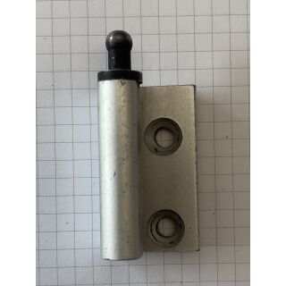 Eckband mit 2 Anschraublöcher BA 25mm Silber Links HC6/30