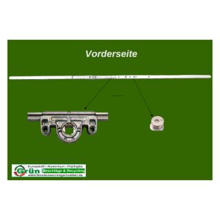 ROTO NT DK Getriebe mittig variabel | Dorn 15 mm | Gr 980 | FFH 801-1200 mm | Griffhöhe 401-600 mm 1 P Zapfen KR01/07