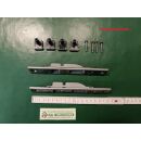 SCHÜCO Haustür Schließstückpaar U Stulp 24 x 180 mm Bolzen Hakenriegel 880-052 Edelstahl Fach02R3/10