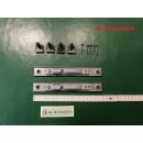 SCHÜCO Haustür Schließstückpaar U Stulp 24 x 180 mm Bolzen Hakenriegel 880-052 Edelstahl Fach02R3/10