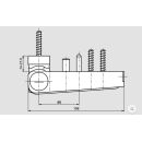 Roto Haustürband Nebeneingangstürband HTB 108 braun Ral 8077 224780 HalleH3 + FachX2461