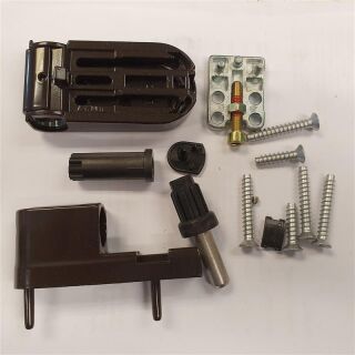ROTO DOORLINE AUFSCHRAUBBAND HTB 90, VOREINSTELLUNG 31 MM 16,5-19 mm Überschlag Ral 8077 braun 90-31 224736 HalleH3 + FachX2459