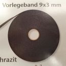 Vorlegeband Universaldichtungsband selbskl. wärmedämmend anthrazit 9 x 3 mm   10lfm