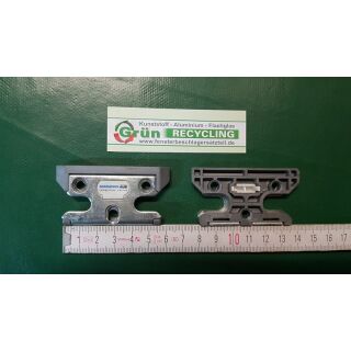 SIEGENIA AUBI Sicherheits Schließblech S-RS 3 Schraublöscher 3620, 65 x 35mm HalleH3 + FachX2306