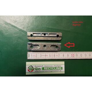 SIEGENIA AUBI Schließblech SL-RS WK2 BSO, Links (rechte Seite abgefräst) A0807 0807, 74 x 18mm FachX2340