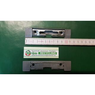 SIEGENIA AUBI Kippschließblech Pilzkopf 1372 Links, 114 x 23mm FachX2342