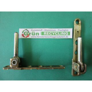 ROTO Ecklager 91x15mm, gelb verzinkt, 9018, 9017, Zapfen 35mm-Durchmesser 6,5mm FachVR4/057