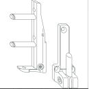 MACO Reparatur Eckband 10915 Nachbau in hell verzinkt...