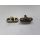 ROTO FENTRO 200 Schliesszapfenplatte schräg gelb verzinkt, 40 x 16mm, Lochabstand 25mm, Zapfen 15mm FachX2509