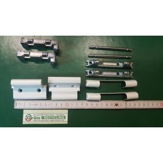 Roto Drehbandset ALU 250 DD-BDS weiß Raum3R1/1