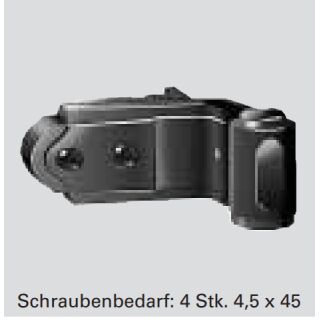 ROTO FENTRO Ladenband Gr.2 schwarz 123 mm bis 165 mm Bandkröpfung 59 - 89 mm HalleH3 + FachX2516