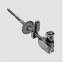 ROTO FENTRO UNI Ladenhalter mit Frauenkopf schwarz Gr.3 Anwendungsbereich 80 mm - 120 mm FachX2534