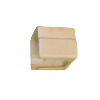 Abdeckkappe weiß Nachdruck 23x19x17mm
