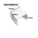 Abdeckkappe weiß Nachdruck 23x19x17mm