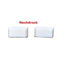 ALUPLAST Wasserkappen weiß 35x18mm Nachdruck