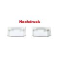 ALUPLAST Wasserkappen weiß 35x18mm Nachdruck