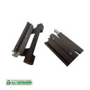 GEZE WICONA Ecklager Eckband Set, Braun Rechts/ Links verwendbar HB12/149