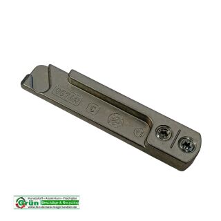 HAUTAU ROTO Steuerklotz 0574R SP S+   Move PAS Zweiteilige Schere rechts silber HC14/6