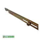 GU PSK Eckumlenkung mit Scherenarm 13 mm Nutlage (Holz+ Kunststofftüren) rechts  m. 1 Rollzapfen - Scherenarm gelb verz. FachVR6/053