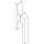 KORA Fenstergriff weiss RAL9010  0-180 UNICA HB9/96