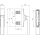 KORA Fenstergriff Spreizgetriebe weiss RAL 9010 0-180 APEX HB9/94