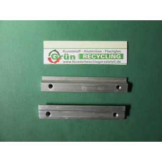 ROTO WEIDTMANN Klemmstücke KK3 Alu 500 R52L 86 x 16mm, Lochabstand 67mm FachX2787