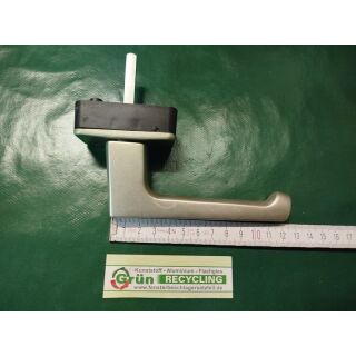 ROTO Schwingflügel Fenstergriff F2 neusilber Stift 40 mm, eckige Rosette 33 x 64 FachX2813