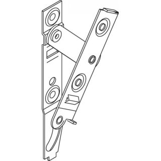 Giesse Drehband HINGE FOR VASISTAS C/GASK HB9/133
