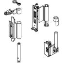 Ecklagerset schwarz RAL 9005 T/T HINGE FUTURA 130 HB9/112