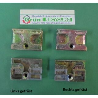 RITTER Topline 706 Schließblech, 45 x 31 mm, rechte/ linke Seite abgefräst oder ungefräst Fach3169
