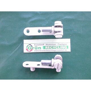 WINKHAUS Ecklager 70x15mm. Zapfen 18x8mm, 2 Haltezapfen 12x8mm, weiss FachVR4/061