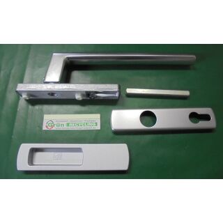 SIEGENIA HS 300 Hebel Si-line PZ innen mit Griffmuschel EV1 Silber FachVR3/200
