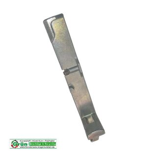 ROTO Schließblech rechts 637807 363591 ZP2 126 x 20mm Alu SchrankP352/4