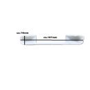 SIEGENIA Abdeckkappe 110x14mm weiß Nachdruck