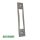WSS Schlechtendahl Zusatzblech - Haustürblech 135 x 24mm U Stulp EV1 Silber  HB12/242
