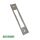 WSS Schlechtendahl Zusatzblech - Haustürblech 135 x 24mm U Stulp EV1 Silber  HB12/242