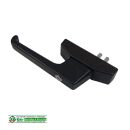 WSS Fenstergriff Abschließbar - Schieber 22mm - Lochabstand 84mm  Braun  FachX2889