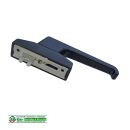 WSS Fenstergriff Abschließbar - Schieber 22mm - Lochabstand 84mm  Braun  FachX2889