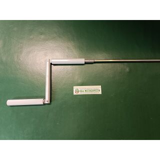 Roto Fentro Kurbel für Klappladen Innenöffner mit Sechskant 6mm Grau FachVR6/050 (passende Kurbel FachP3347)
