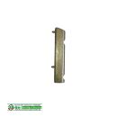 ROTO Eckband 855210001000, 80001, 903 800, 249629 249692 729538, 85 x 10,5 mm, 2 Haltezafen 5 x 3 mm, Nut 7 mm, gelb verzinkt FachVR4/008