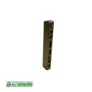 ROTO Eckband 855210001000, 80001, 903 800, 249629 249692 729538, 85 x 10,5 mm, 2 Haltezafen 5 x 3 mm, Nut 7 mm, gelb verzinkt FachVR4/008