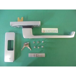 SCHÜCO * Handhebel Royal S Rechts Silber Weiß absperrbar 234095 234101 Fach03R1/8