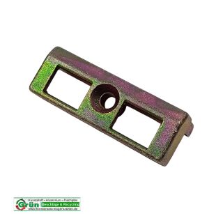 SIEGENIA Schließblech 1065 für Kantenriegel - 46 x 16mm HC14/29