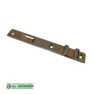 HAUTAU BZ Schliessplatte, Alu HKS 150 SL 4, B668337 B668.337 112616, 150 x 19mm - Befräst Nutbreite 9,5mm  SchrankP294/6