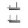 SIEGENIA Eckband Flügelband 47  87x12mm , Falz 10mm Nachbau in hell verzinkt VR5/503