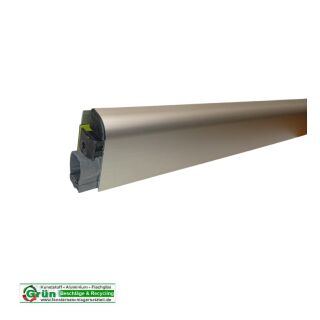 DEVENTER Bodentürdichtung 834 mm  für Glastüren - Edelstahl matt - DRS1540-834  VKS/N