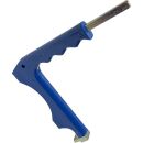 ROTO Ziehgriff Blau - Vierkant 50 x 7mm  VKW9/44
