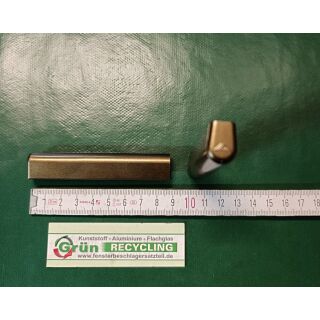 ROTO NT Abdeckkappe Eckband - K R053 Mittelbronze 87x11x10mm Raum1R1/49