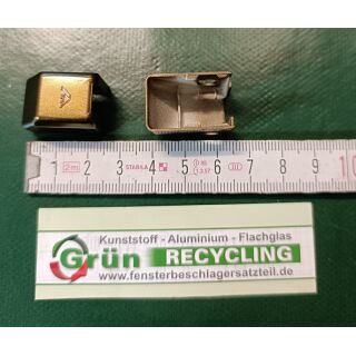 ROTO NT Abdeckkappe f. Ecklager K Mittelbronze 19x17mm R053 Raum1R1/47